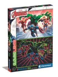 Puzzle Avengers - svietiace