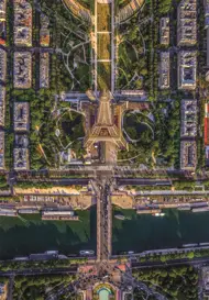 Puzzle Lietanie nad Parížom