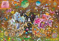 Puzzle Guillermo Mordillo: el beso