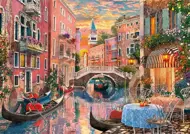 Puzzle Západ slnka nad Benátkami