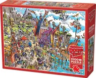 Puzzle DoodleTown: Vikingská dedina image 3