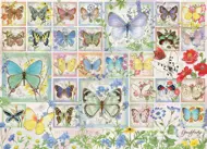 Puzzle Motýlie dlaždice