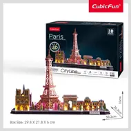 Puzzle 3D Paríž, LED