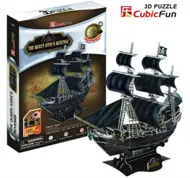 Puzzle Pirátská loď Queen Anne´s Revenge 3D