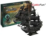 Puzzle Plachetnica Queen Anne's Revenge 3D