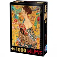 Puzzle Gustav Klimt: Dama con abanico