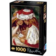 Puzzle Pierre Auguste Renoir: Dve dievčatá čítajú