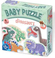Puzzle 6v1 Dinosaury