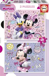 Puzzle 2x48 Minnie a Daisy