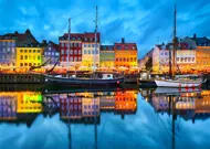 Puzzle Kodaňský starý prístav, Dánsko