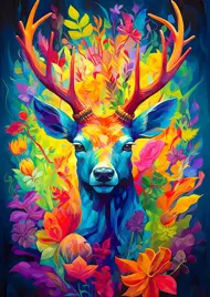Puzzle Korunovaný jeleň
