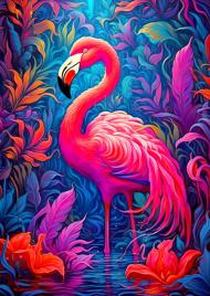 Puzzle Flamingó csoda