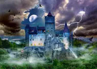 Puzzle Strašidelná noc na Drakulovom hrade