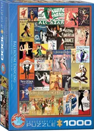 Puzzle Ballsaal-Weinlese-Plakate image 2