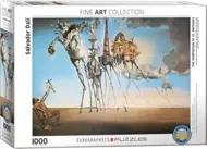 Puzzle Salvador Dalí: Pokušenie svätého Antona