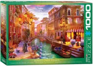 Puzzle Dominic Davison: Západ slnka nad Benátkami, Taliansko