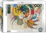 Puzzle Wassily Kandinsky: Dominantná krivka