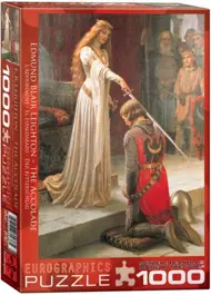 Puzzle Edmund Blair Leighton: Pasovanie