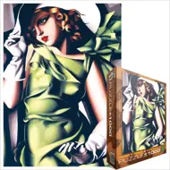 Puzzle Tamara de Lempicka: Mladé dievča v zelenom