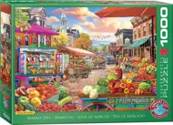 Puzzle Trhový deň image 2