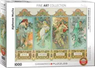 Puzzle Alfons Mucha: Štyri ročné obdobia