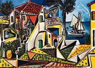 Puzzle Pablo Picasso: Stredomorská krajina
