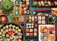 Puzzle Sushi stôl