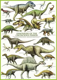 Puzzle Svet dinosaurov: Krieda