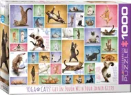 Puzzle Mačky - joga