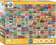 Puzzle Volkswagen Groovy Autobusy