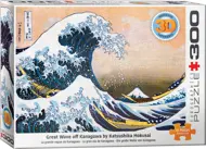 Puzzle 3D efekt: Hokusai: Veľká vlna pri Kanagawe