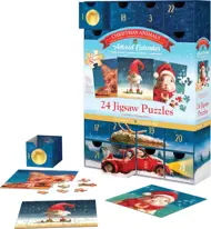 Puzzle Adventný kalendár: Vianočné zvieratká