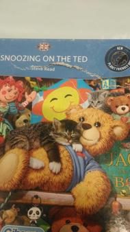 Puzzle Bojāta kaste Snoozing on the Ted image 3