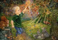 Puzzle Josephine Wall: Šťastný list