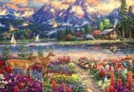 Puzzle Chuck Pinson: Majestatea Muntelui de primăvară