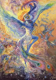 Puzzle Josephine Wall: Modrý vták