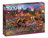 Puzzle Amsterdamské kanály