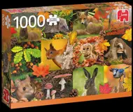 Puzzle Jesenné zvieratká image 2