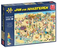 Puzzle Jan van Haasteren: Pieskové sochy
