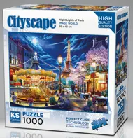 Puzzle Nočné svetlá Paríža