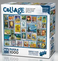 Puzzle Znaczki pocztowe - Gogh