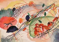 Puzzle Wassily Kandinsky: Aquarell č. 6