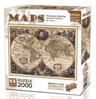 Puzzle Hendrik Hondius: Vintage World