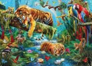 Puzzle Krasni: Tigrova idila