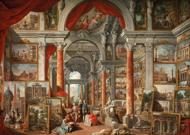 Puzzle Galeria obrazów z widokami współczesnego Rzymu