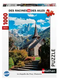 Puzzle Kaplnka les Praz, Chamonix