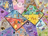 Puzzle 16 druhov pokémonov