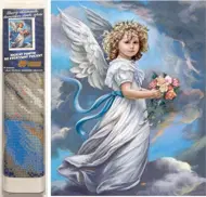 Puzzle Diamantový obraz: Cherubín 30x40cm