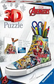 Puzzle 3D puzzle stojan: Sneaker Avengers Style
