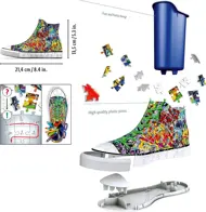 Puzzle 3D puzzle stojan: Sneaker Graffiti image 5